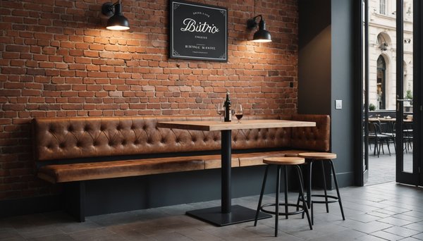 Banquette de bistrot : le choix idéal pour votre établissement